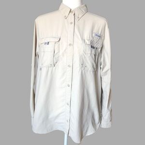 Columbia Large Bahama Long Sleeve Outdoor Shirt
